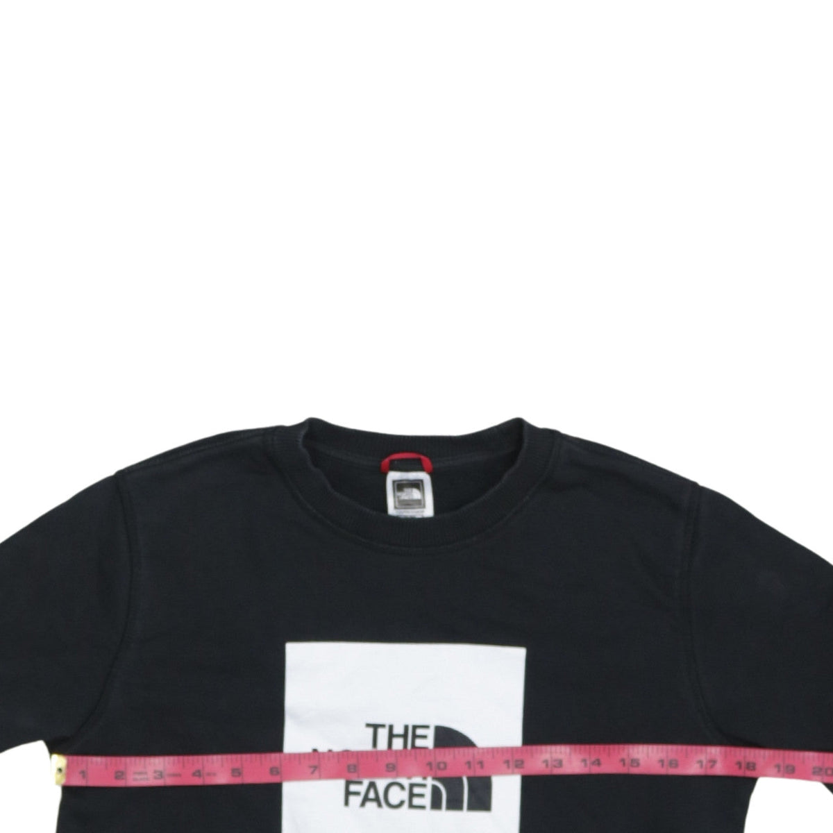 The North Face Boys Black XL Pullover Crew Neck Graphic Sweatshirt