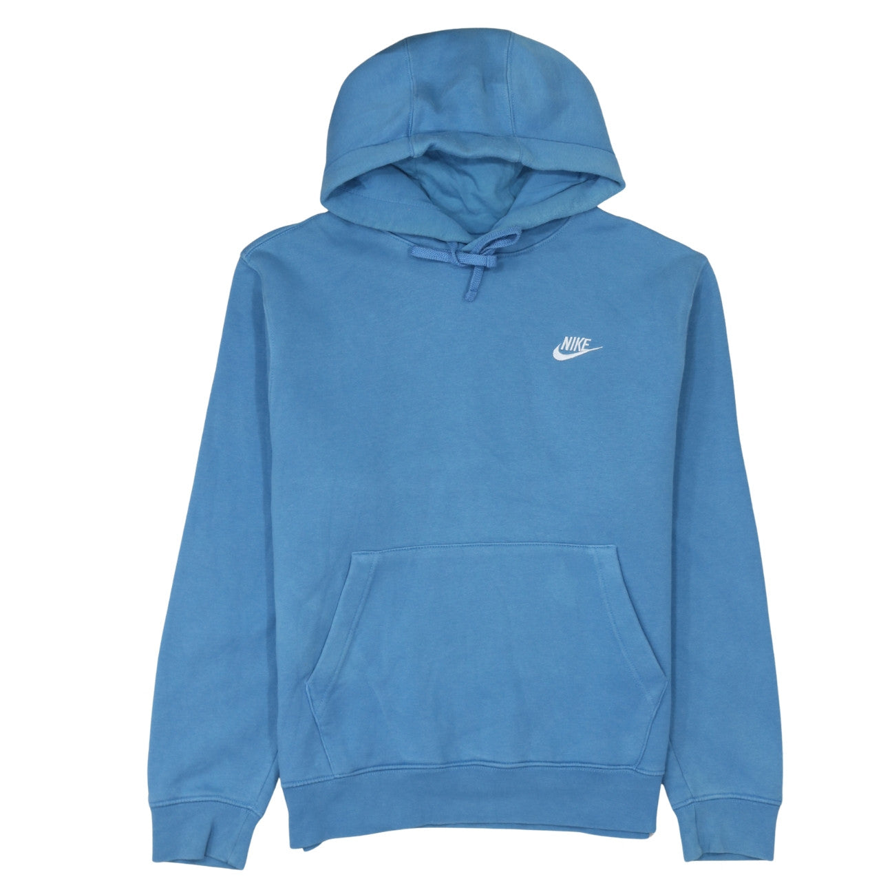 Nike Men's Blue Pullover Hoodie Small Regular Fit Fleece Sweatshirt
