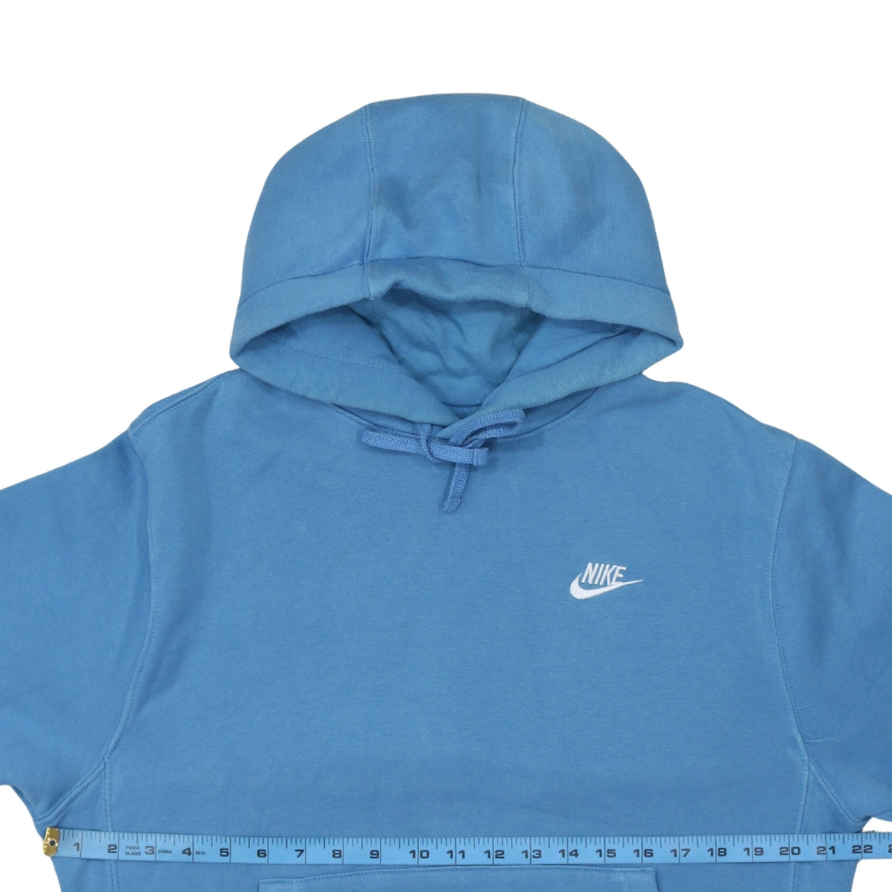 Nike Men's Blue Pullover Hoodie Small Regular Fit Fleece Sweatshirt