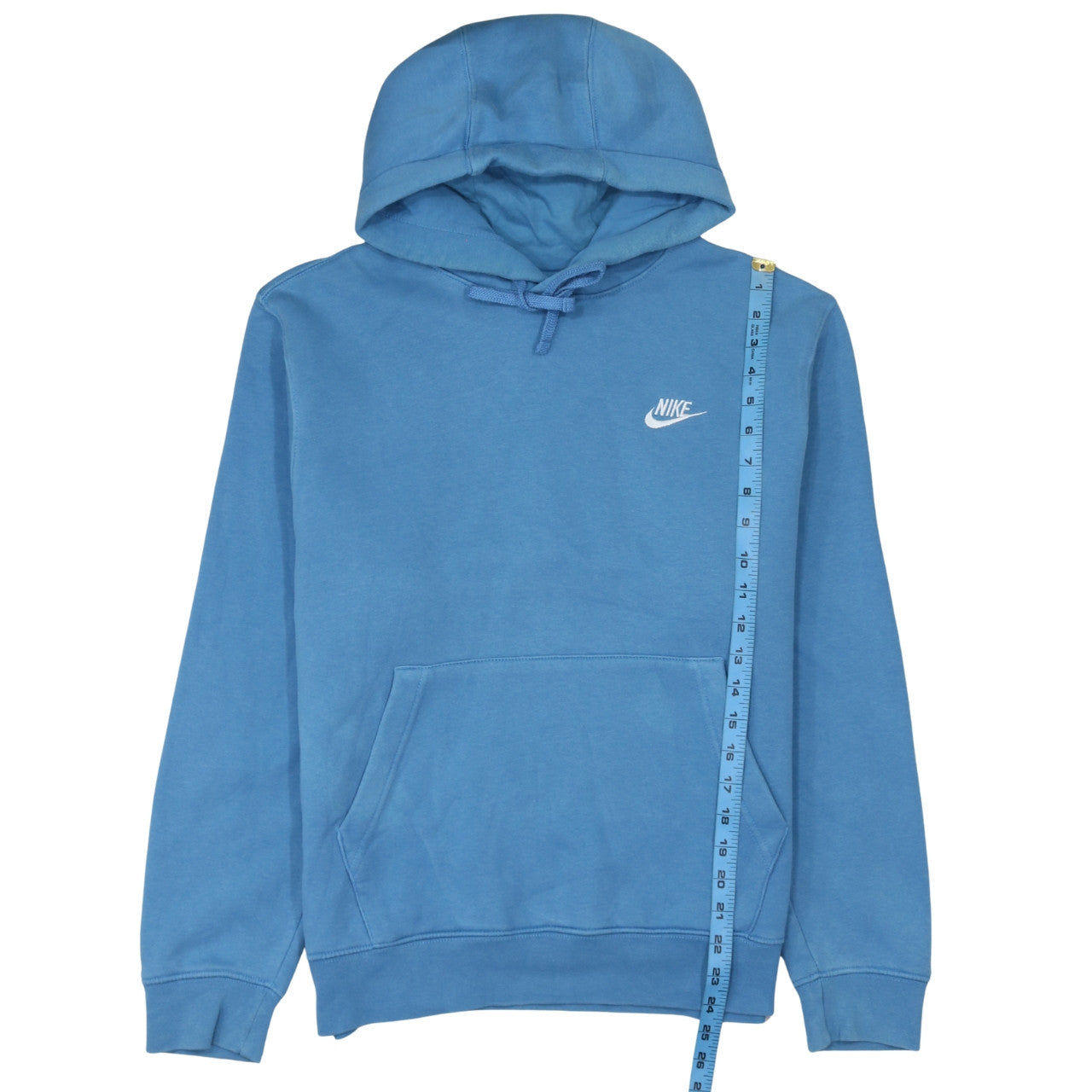 Nike Men's Blue Pullover Hoodie Small Regular Fit Fleece Sweatshirt