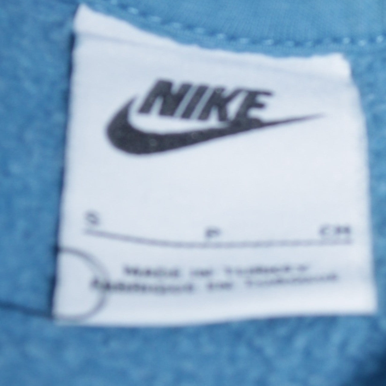 Nike Men's Blue Pullover Hoodie Small Regular Fit Fleece Sweatshirt