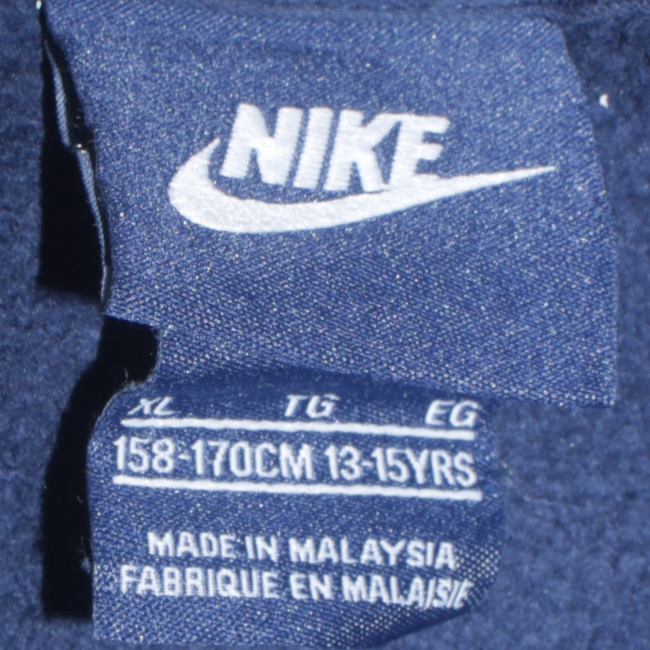 Nike Boys Blue Pullover Hoodie Fleece XL 13-15 Years Hooded Sweatshirt