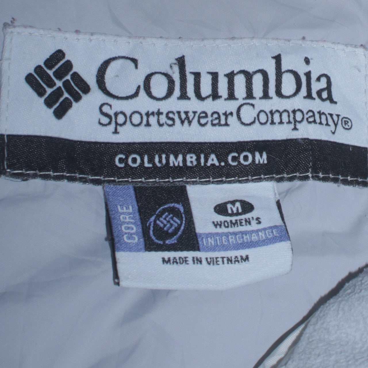Columbia Women's White Quilted Interchange Jacket Size M