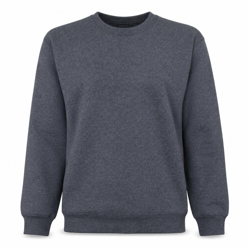 Champion Men's Grey Crew Neck Fleece Pullover Sweatshirt Size L