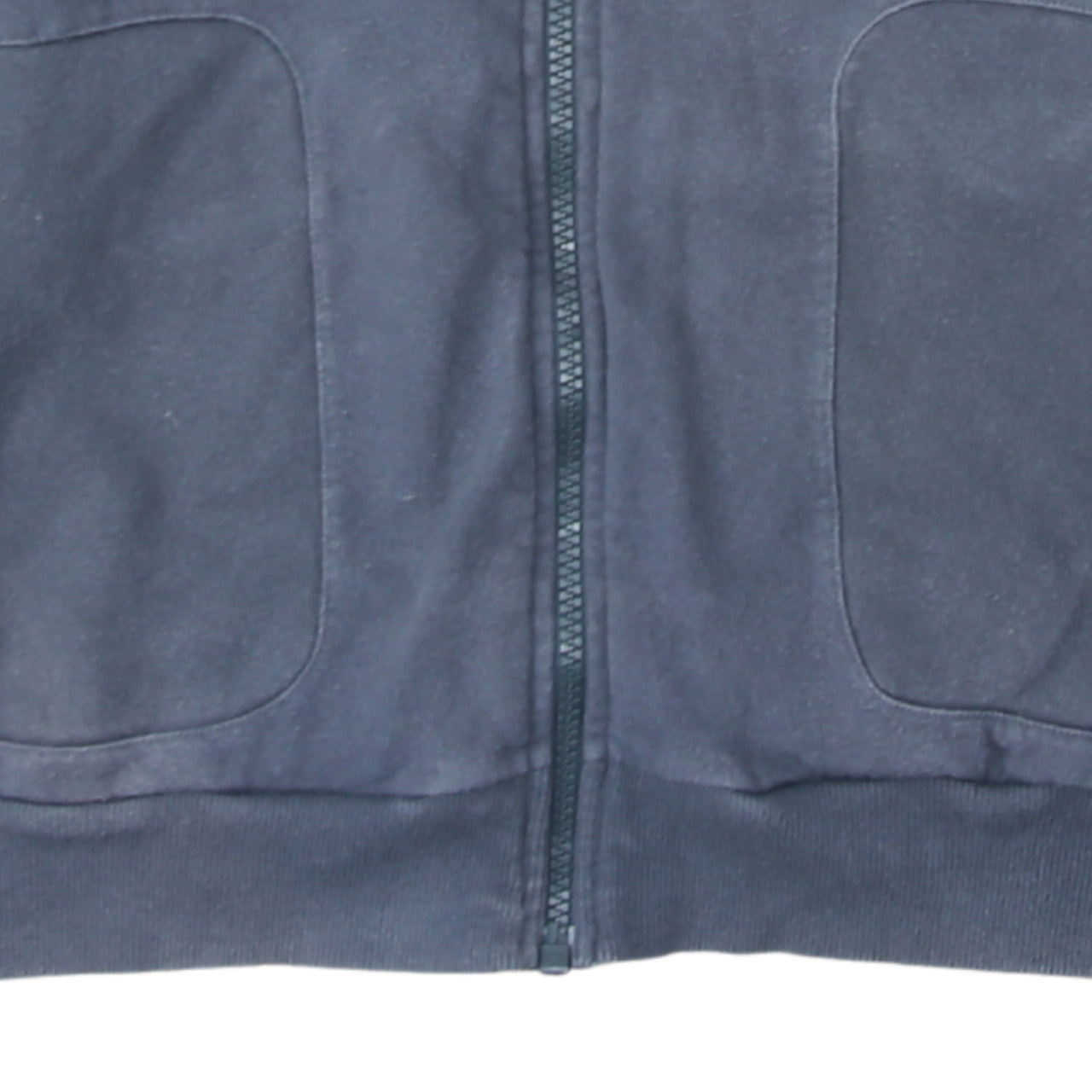 Puma Men's Blue L Track Jacket Full Zip Cotton Blend Sportswear