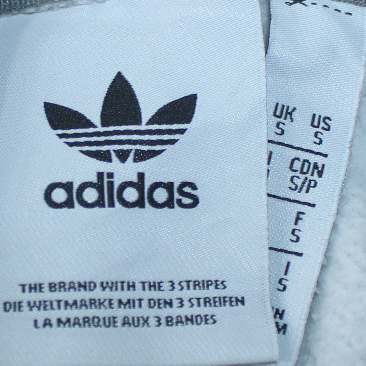 Adidas Mens Grey Pullover Hoodie Small Regular Fit Fleece
