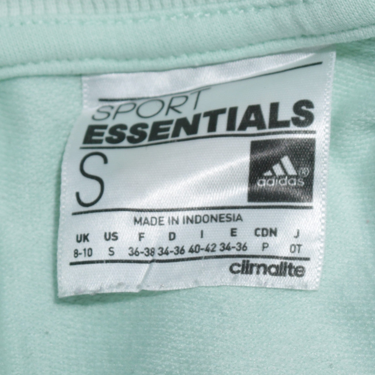 Adidas Women’s Green Climalite Long Sleeve Jersey Sport T-Shirt Size S