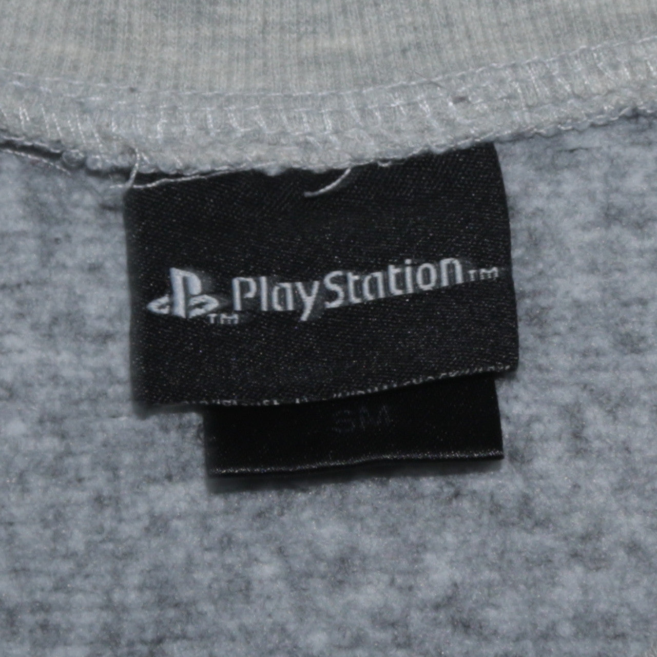 PlayStation Mens Grey Logo Crew Neck Sweatshirt Size S