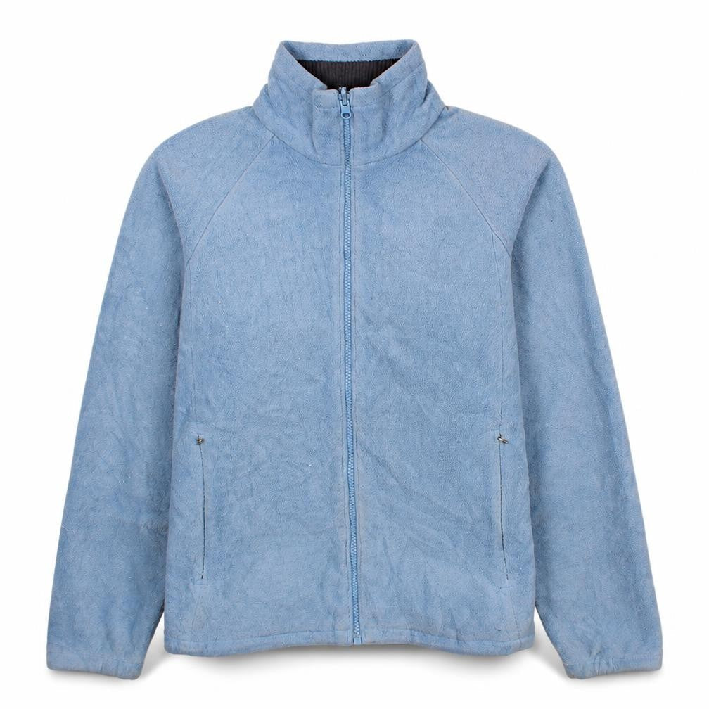 Columbia Womens Blue Fleece Full Zip Jacket Size S Outdoor