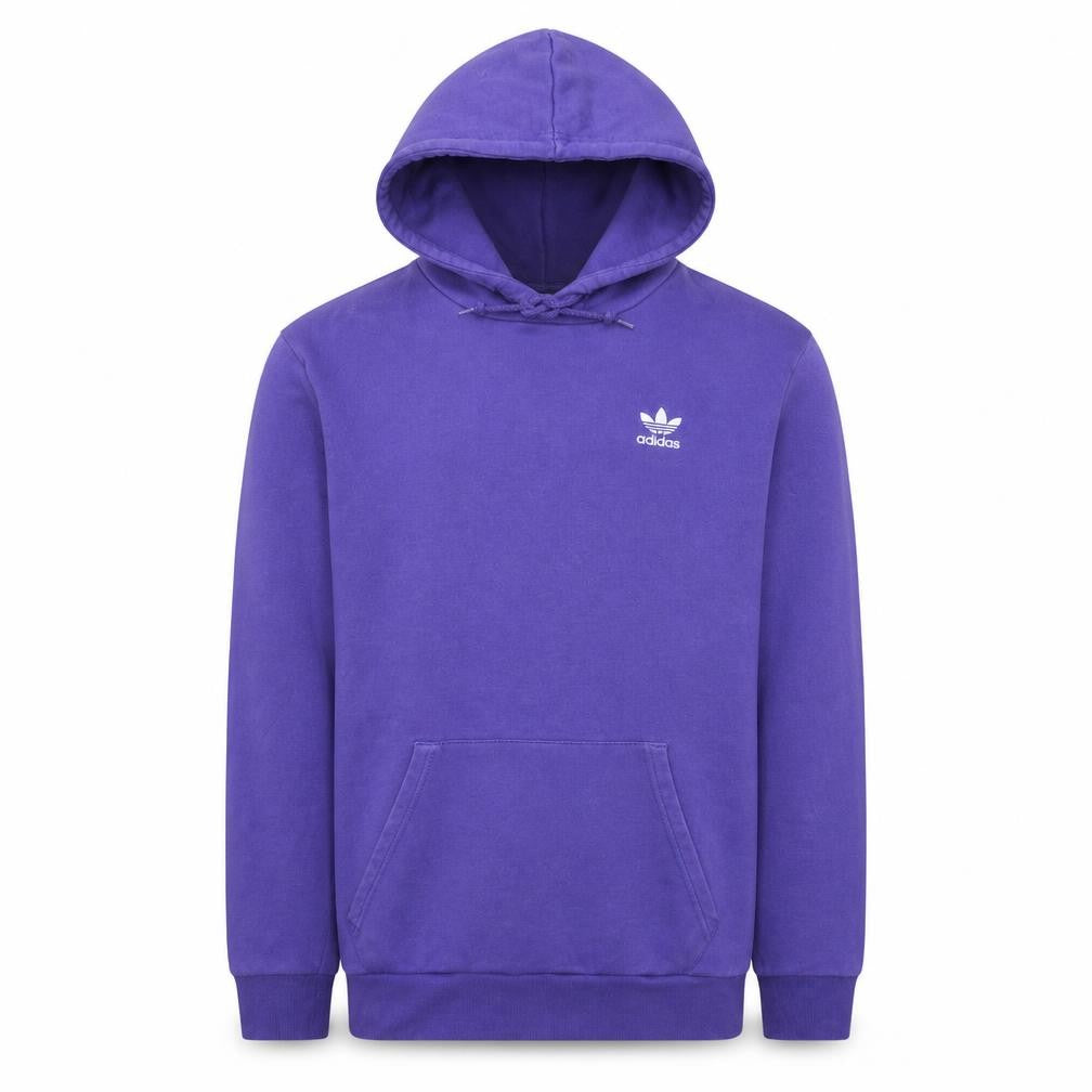 Adidas Men's Purple Pullover Hoodie Size S Regular Fit Logo Sportswear