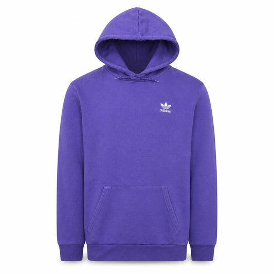 Adidas Men's Purple Pullover Hoodie Size S Regular Fit Logo Sportswear