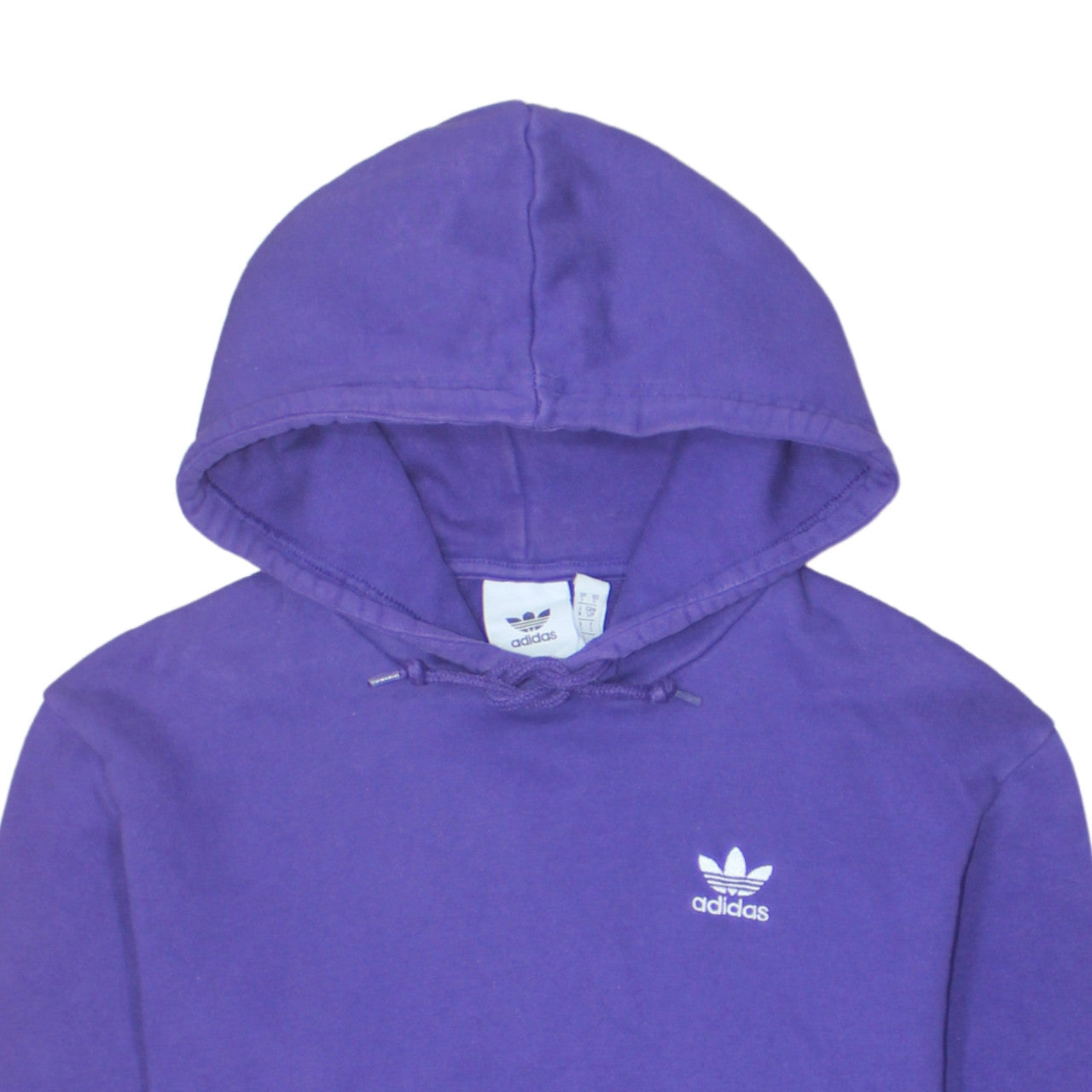 Adidas Men's Purple Pullover Hoodie Size S Regular Fit Logo Sportswear