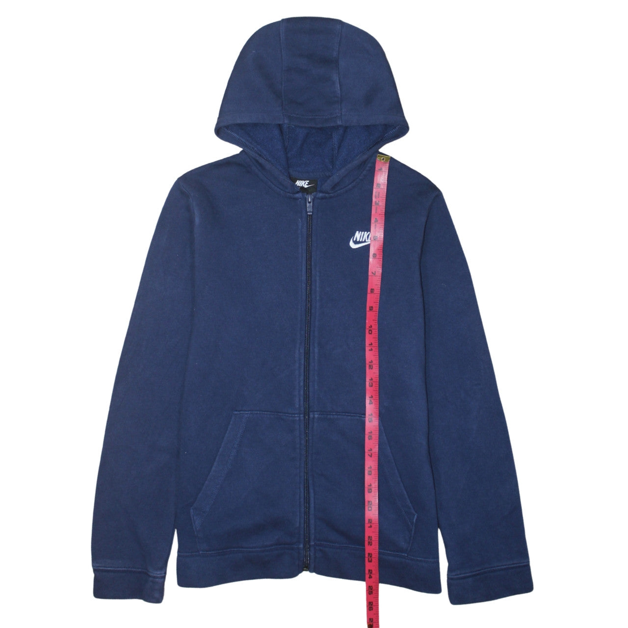 Nike Boys Blue Full Zip Hoodie Sweatshirt XL 158-170cm Standard Fit