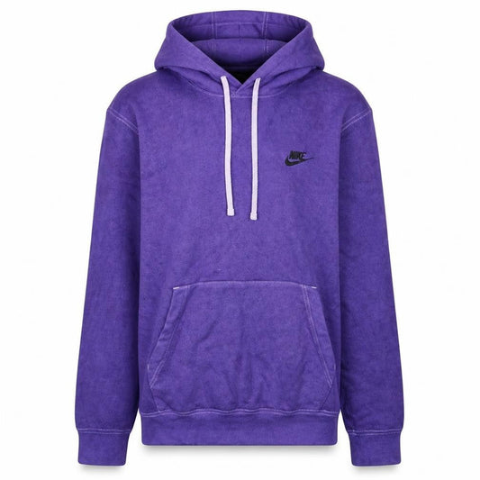 Nike Women's Purple Pullover Hoodie Small Logo Sweatshirt