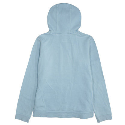 Back view of Nike boys’ blue pullover hoodie xl lightweight fleece sweatshirt