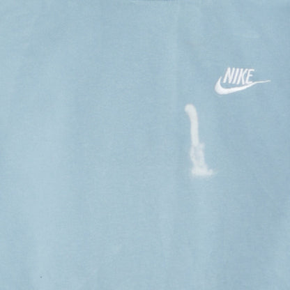 Brand and care label for Nike boys’ blue pullover hoodie xl lightweight fleece sweatshirt