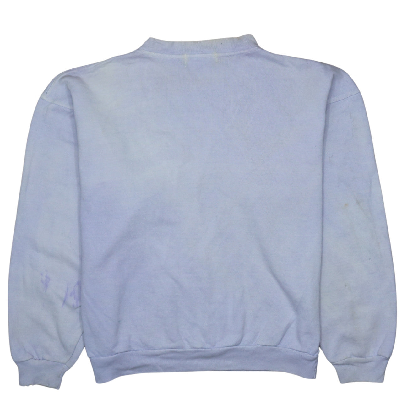 Fred Perry Men's White V-Neck Retro Sweatshirt Small