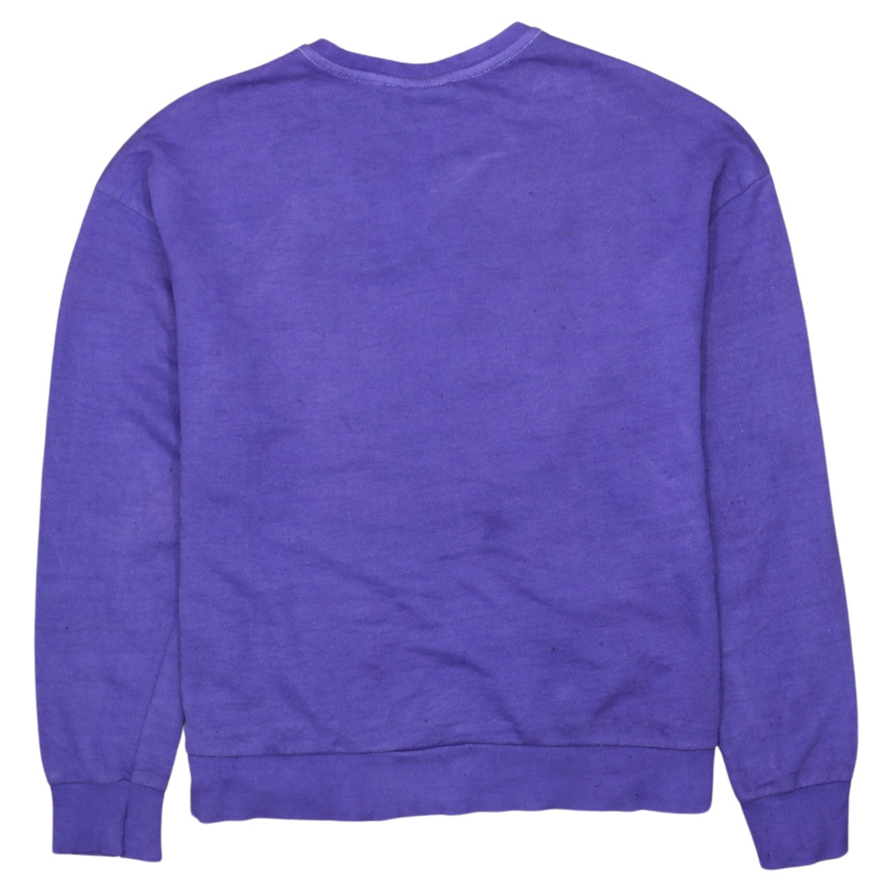 Disney Womens Purple Mickey Mouse Sketch Crew Neck Sweatshirt Size S