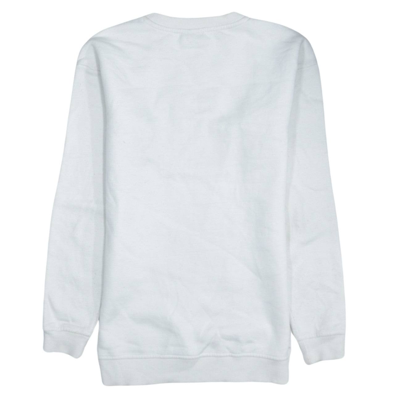 FILA Men's White Pullover Sweatshirt XS Crew Neck Logo Sports Style