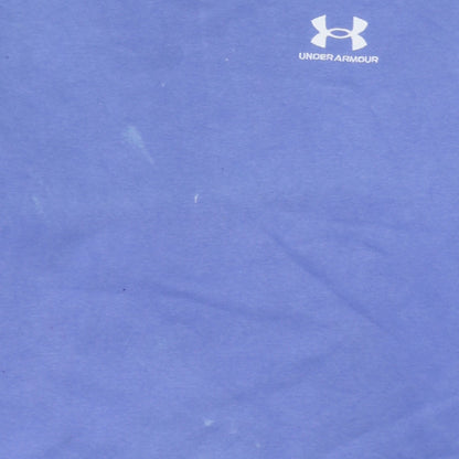 Under Armour Womens Blue Medium Pullover Sweatshirt with Logo