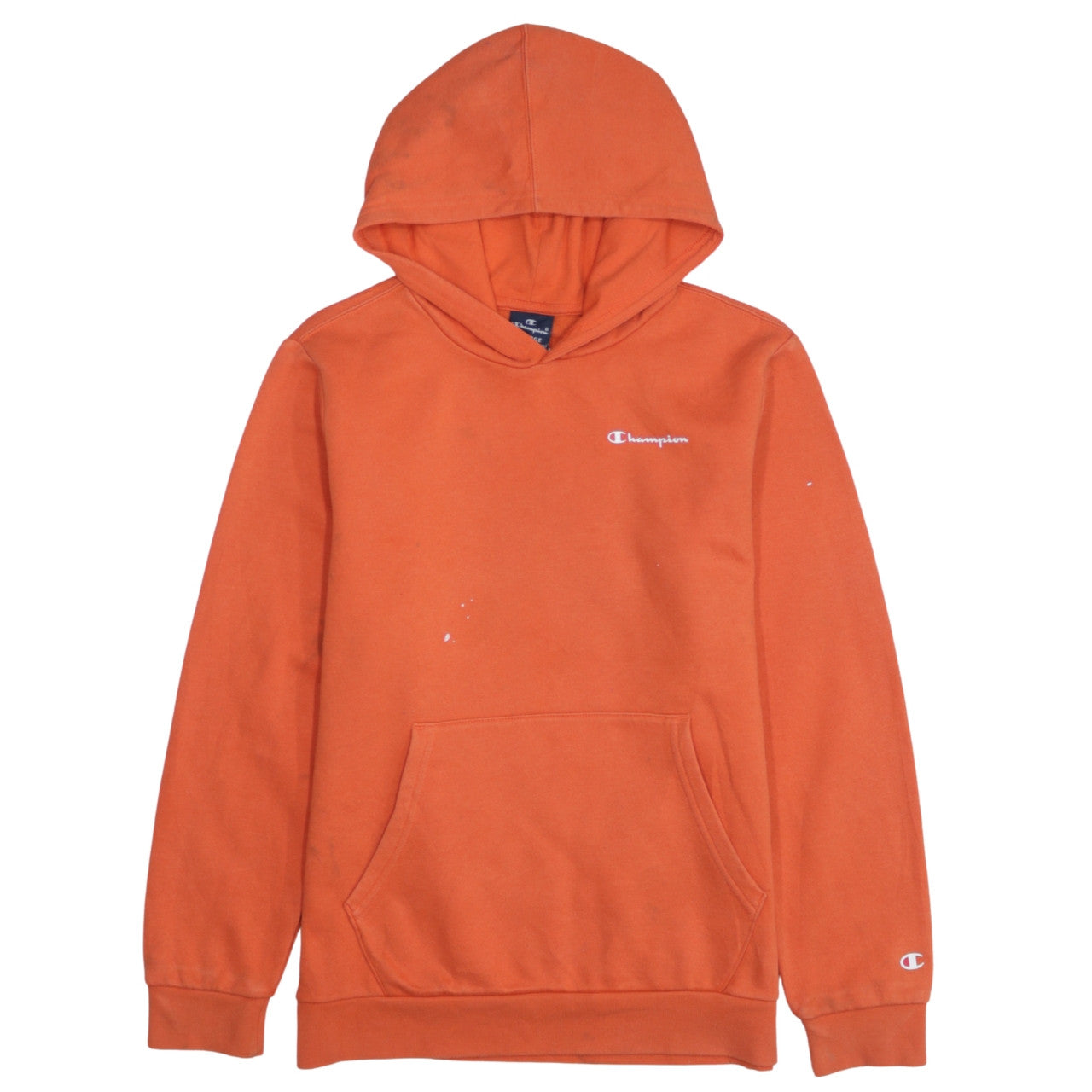 Champion Boys Orange Pullover Hoodie 13-14 Years Regular Fit