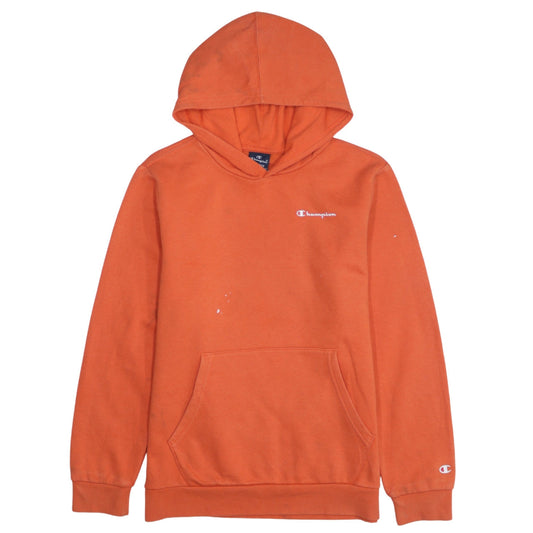 Champion Boys Orange Pullover Hoodie 13-14 Years Regular Fit
