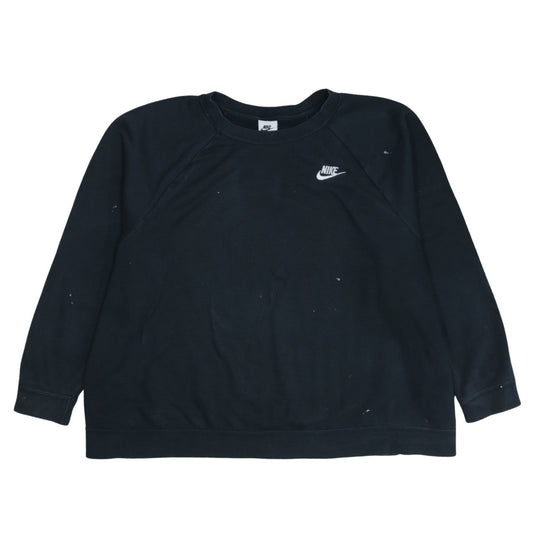 Nike Women's Black 2XL Crew Neck Pullover Sweatshirt