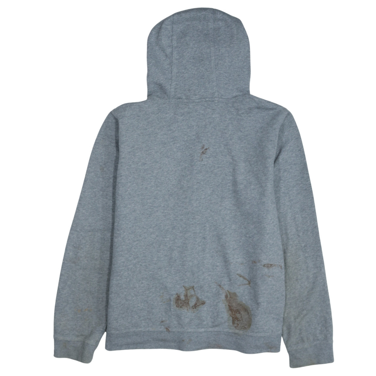 Nike Boys Grey Full Zip Hoodie Sweatshirt XL 158-170cm Classic Fleece