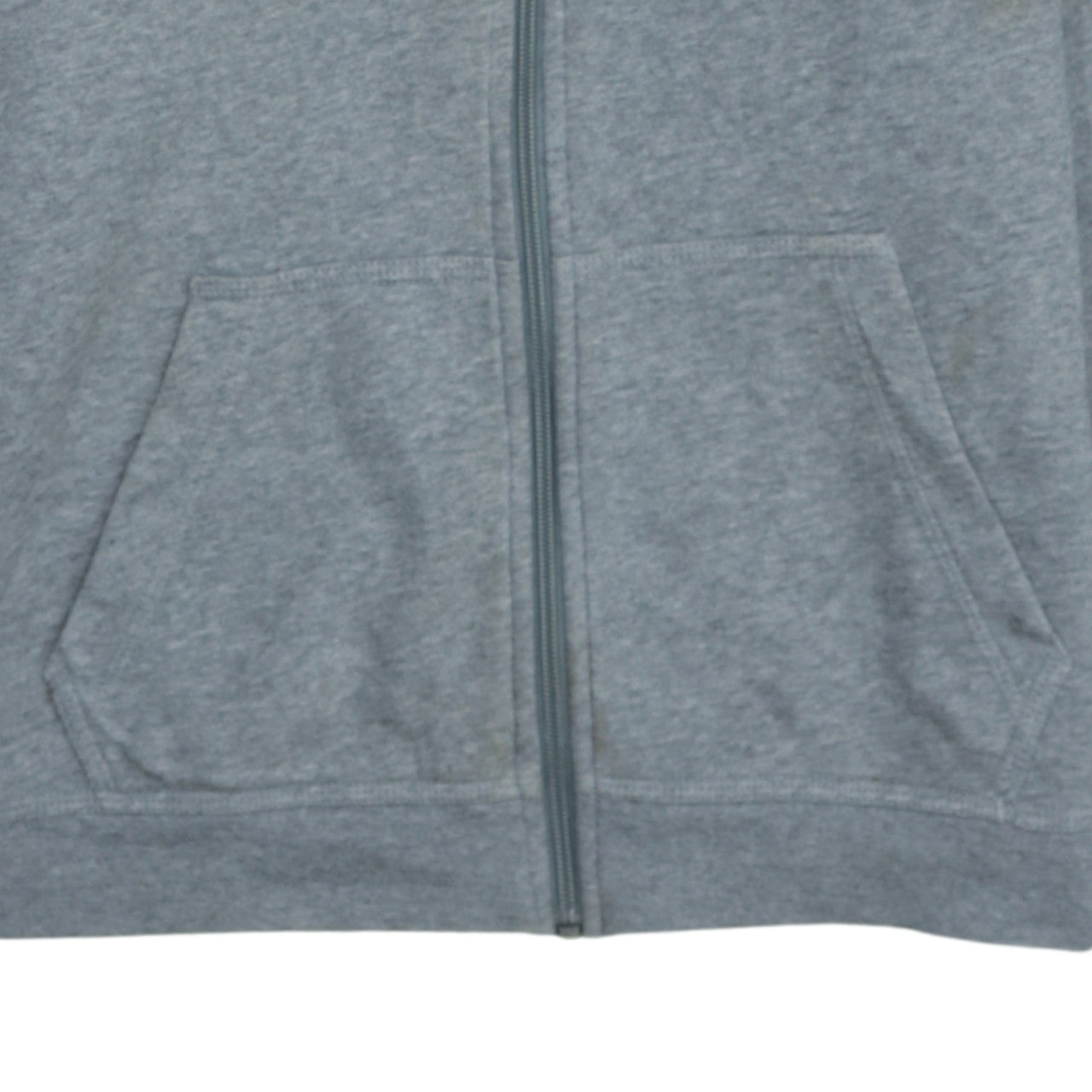 Nike Boys Grey Full Zip Hoodie Sweatshirt XL 158-170cm Classic Fleece