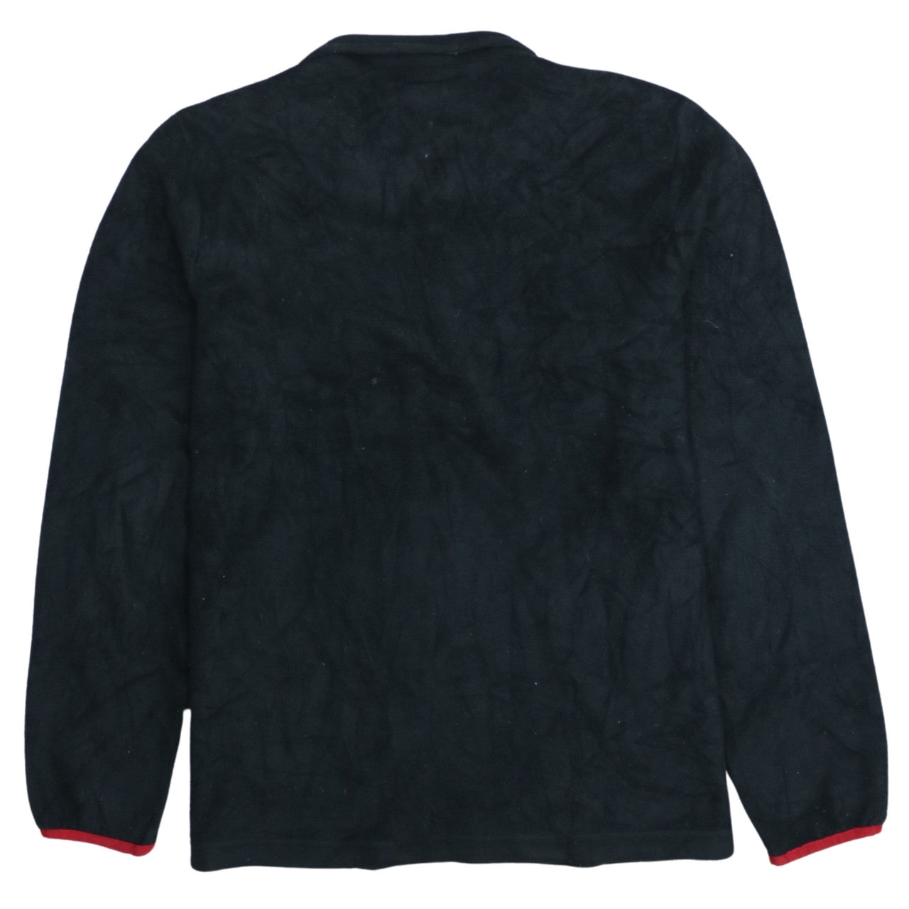 Puma Boys Black Red Fleece Full Zip Track Jacket Size 12 Years
