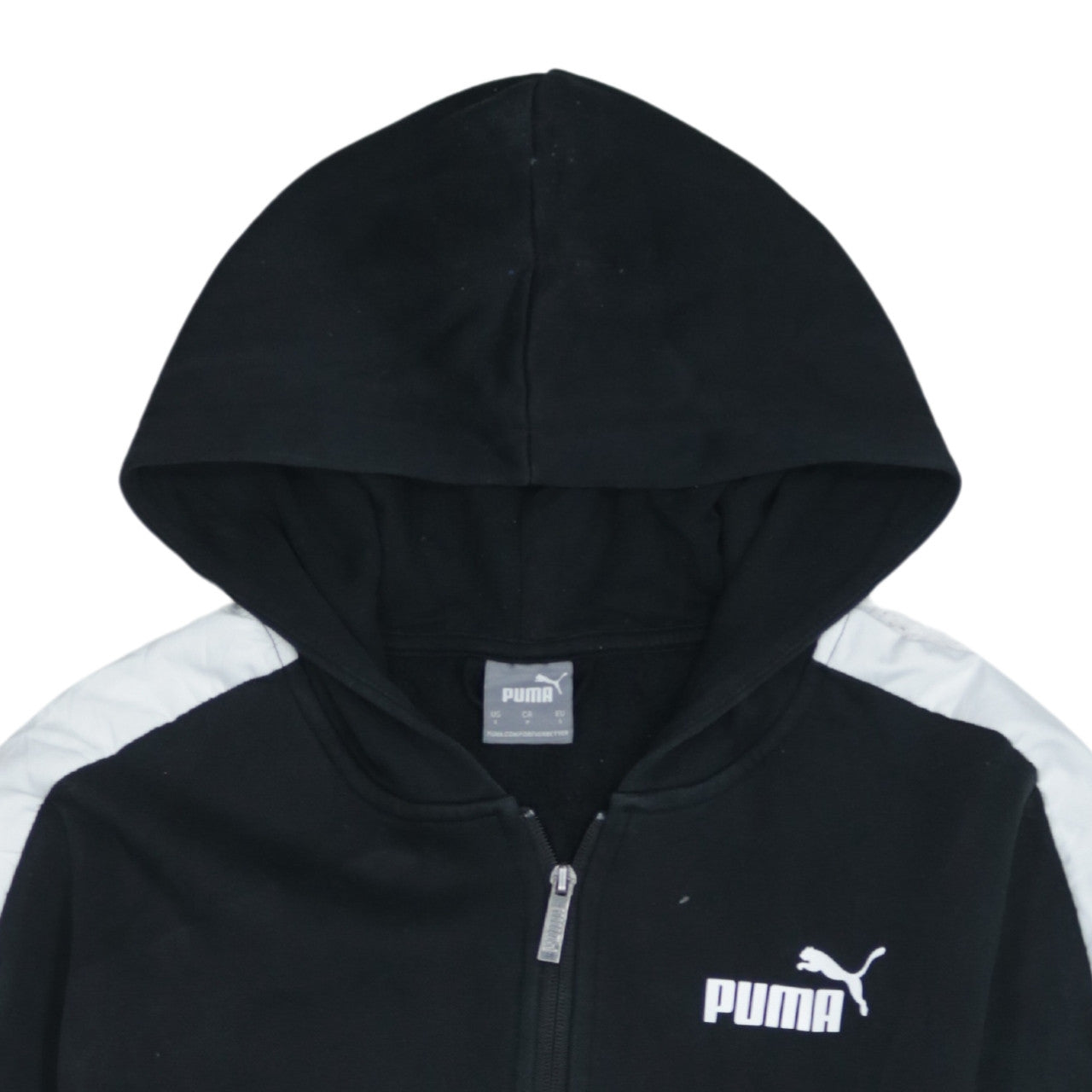 Puma Men's Black Full Zip Hoodie Size S Sportswear
