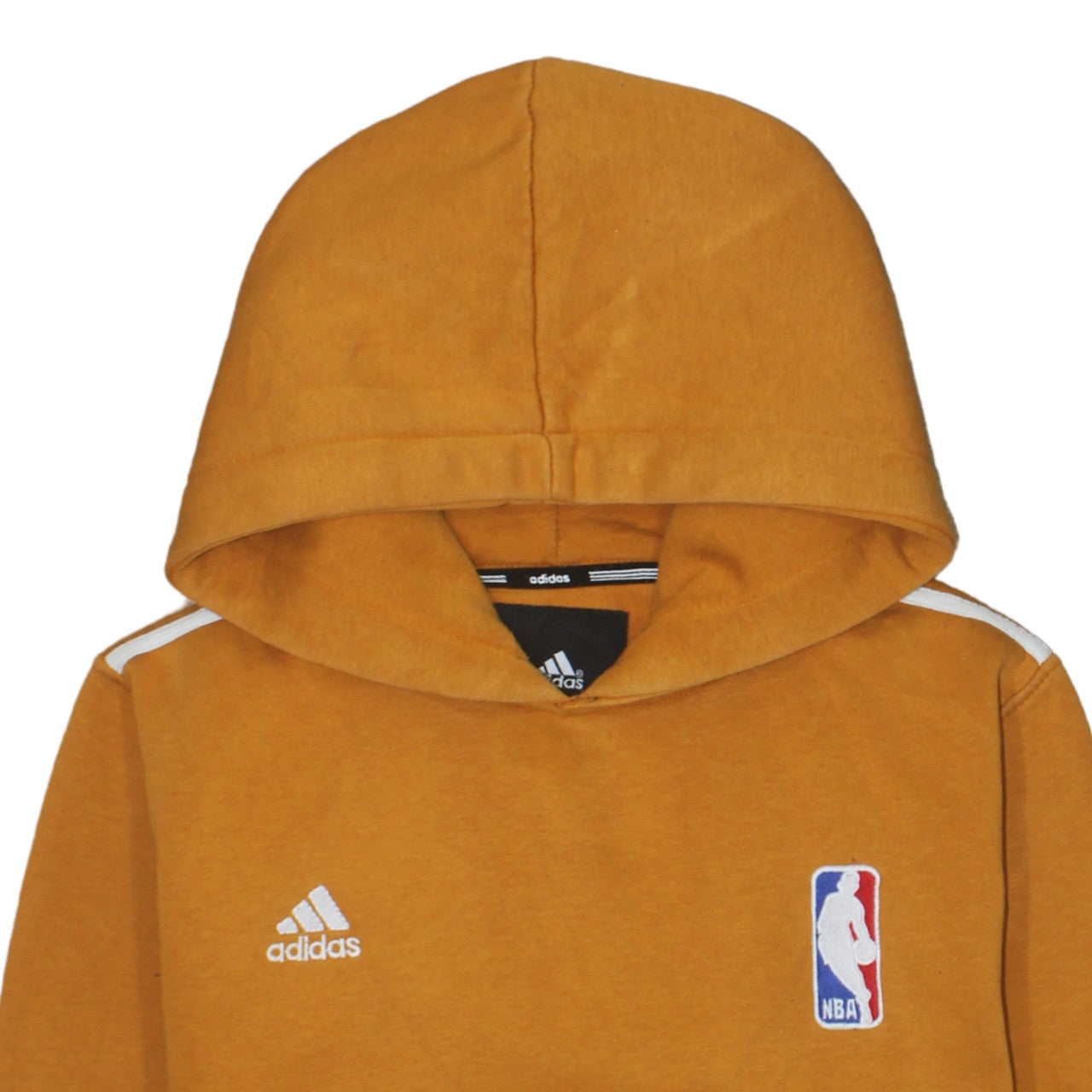 adidas Men’s Brown Lakers Pullover Hoodie XL Fleece NBA Sportswear