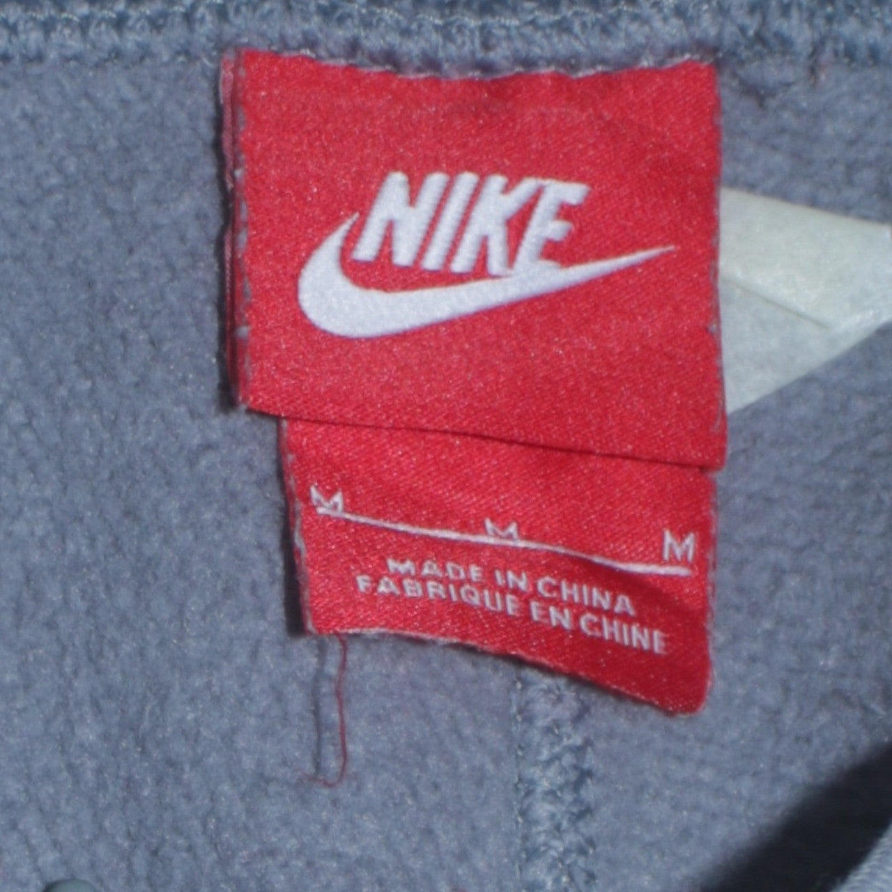 Nike Air Men's Grey Jogger Sweatpants M Regular Fit Fleece