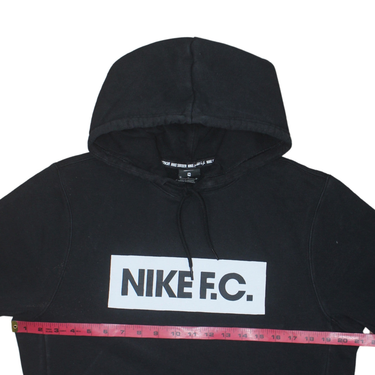 Nike F.C. Men's Black Pullover Hoodie M Graphic Sports Sweatshirt