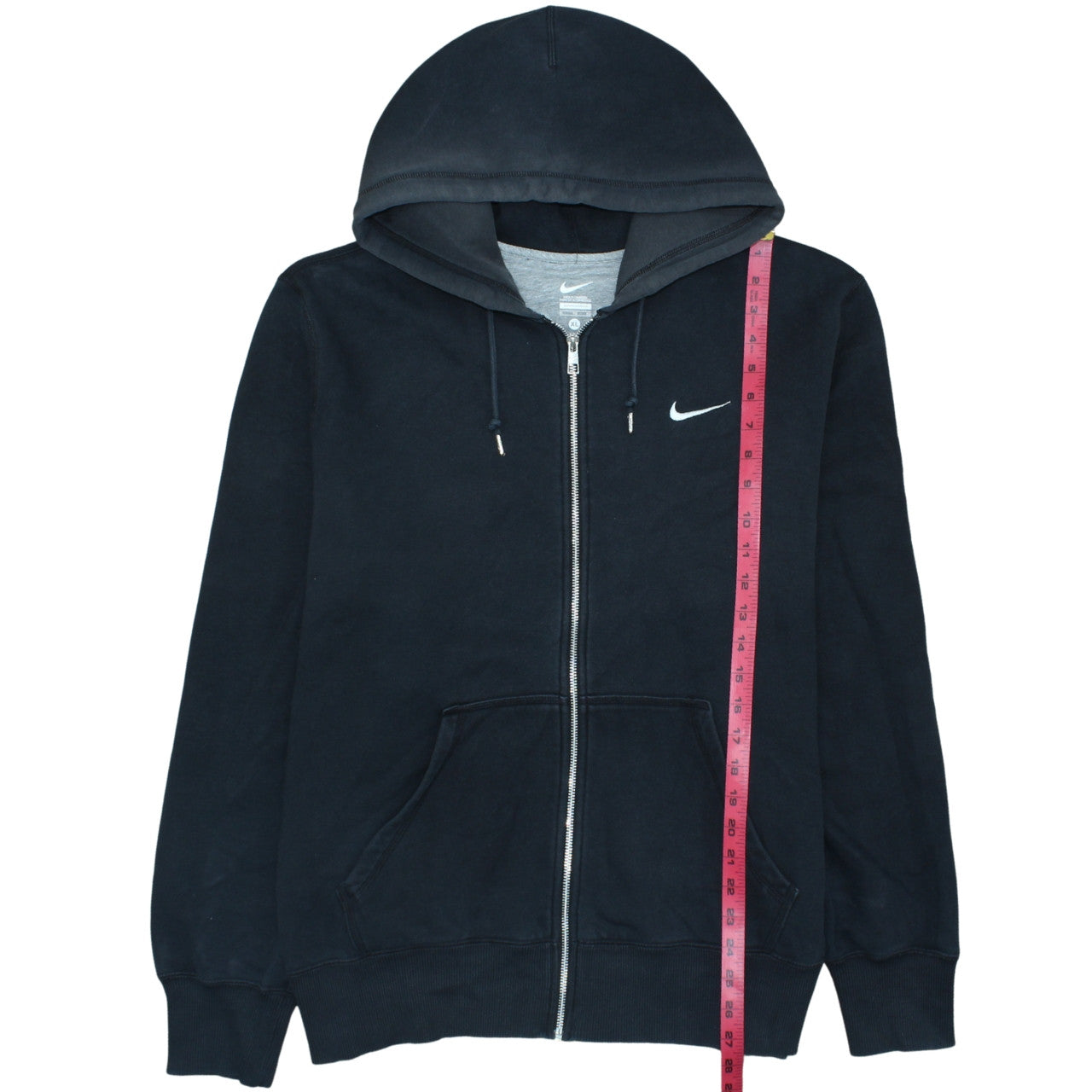 Nike Men's Black XL Full Zip Fleece Hoodie Sweatshirt
