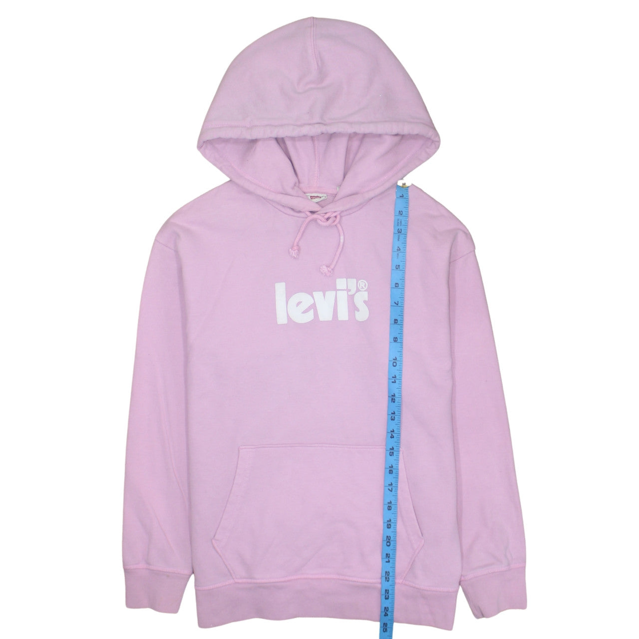 Levi's Women Pink XS Pullover Hoodie with Logo Print