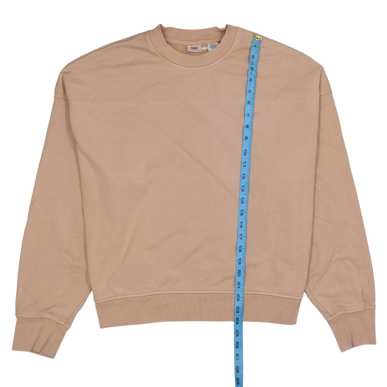 Levi's Womens Beige Crew Neck Pullover Sweatshirt Size L