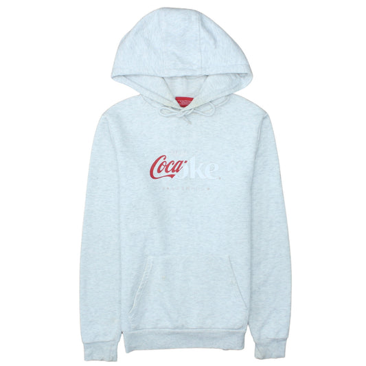 Primark Coca-Cola Women Grey Hoodie Small Pullover Hooded Sweatshirt