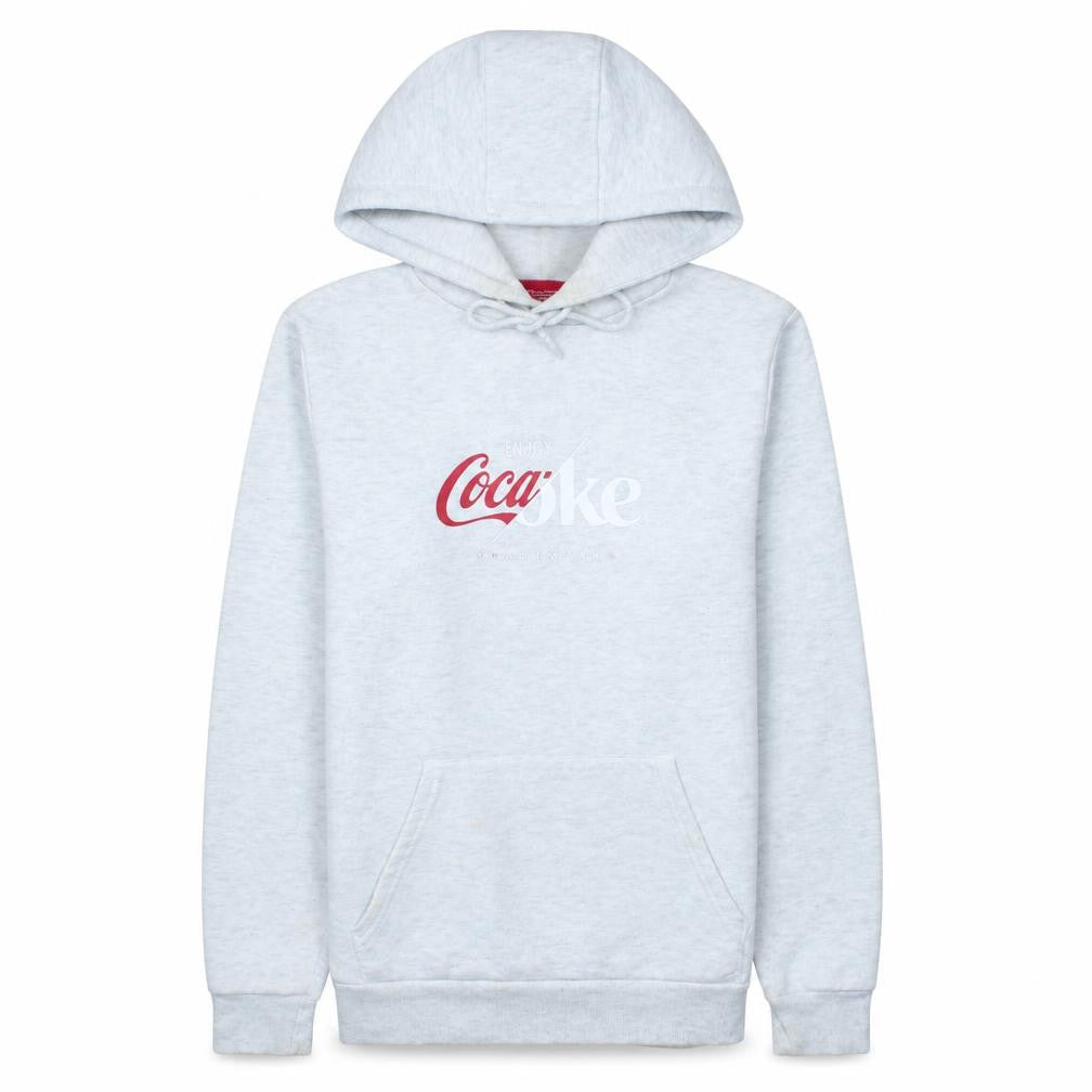 Primark Coca-Cola Women Grey Hoodie Small Pullover Hooded Sweatshirt