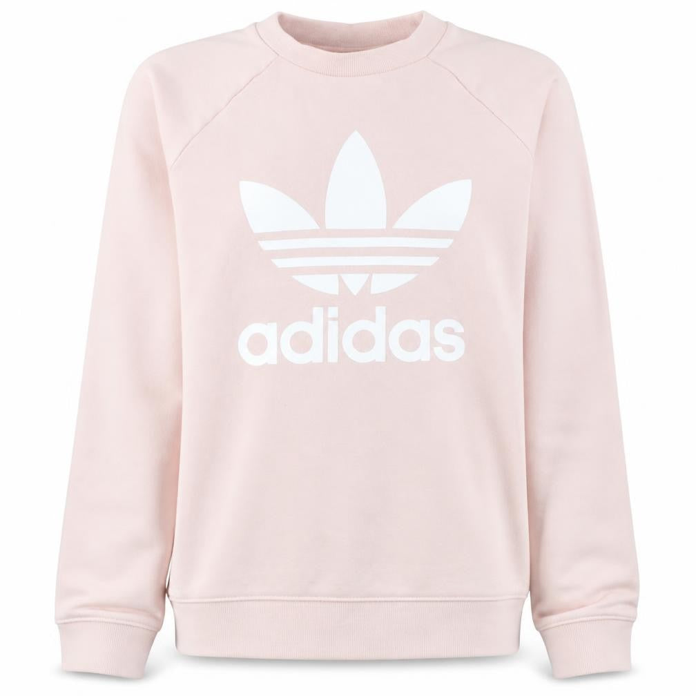 Adidas Womens Pink Crew Neck Logo Sweatshirt XS