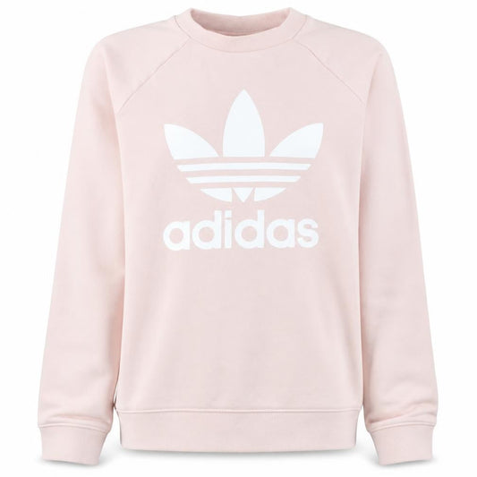 Adidas Womens Pink Crew Neck Logo Sweatshirt XS