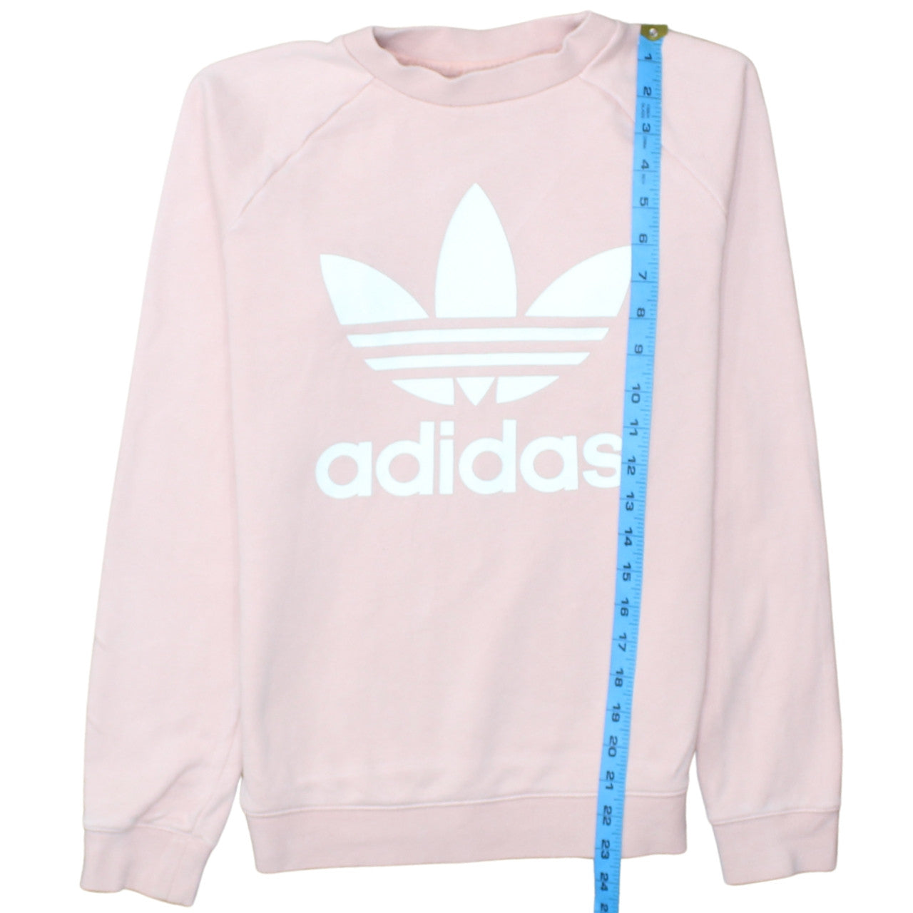 Adidas Womens Pink Crew Neck Logo Sweatshirt XS