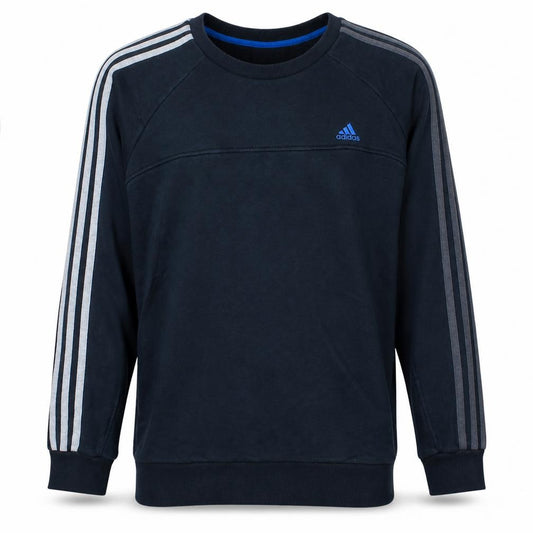 Adidas Men's Black L Pullover Crew Neck Sports Sweatshirt