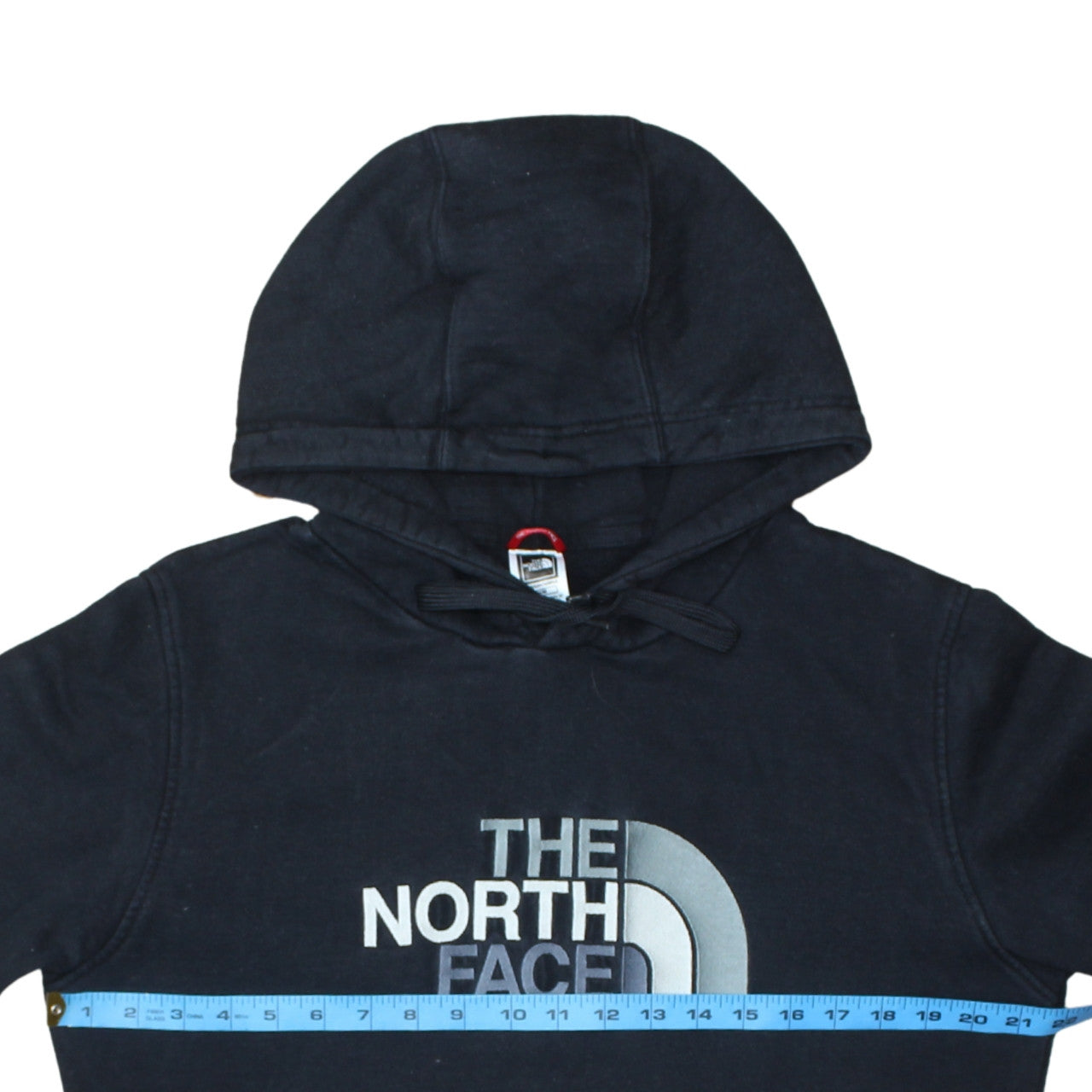 The North Face Men's Black Pullover Hoodie M Logo Fleece Sweatshirt