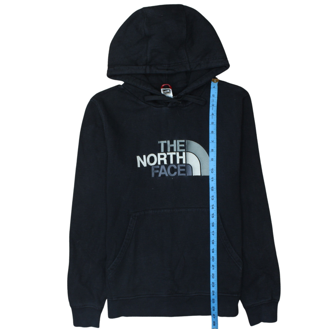 The North Face Men's Black Pullover Hoodie M Logo Fleece Sweatshirt