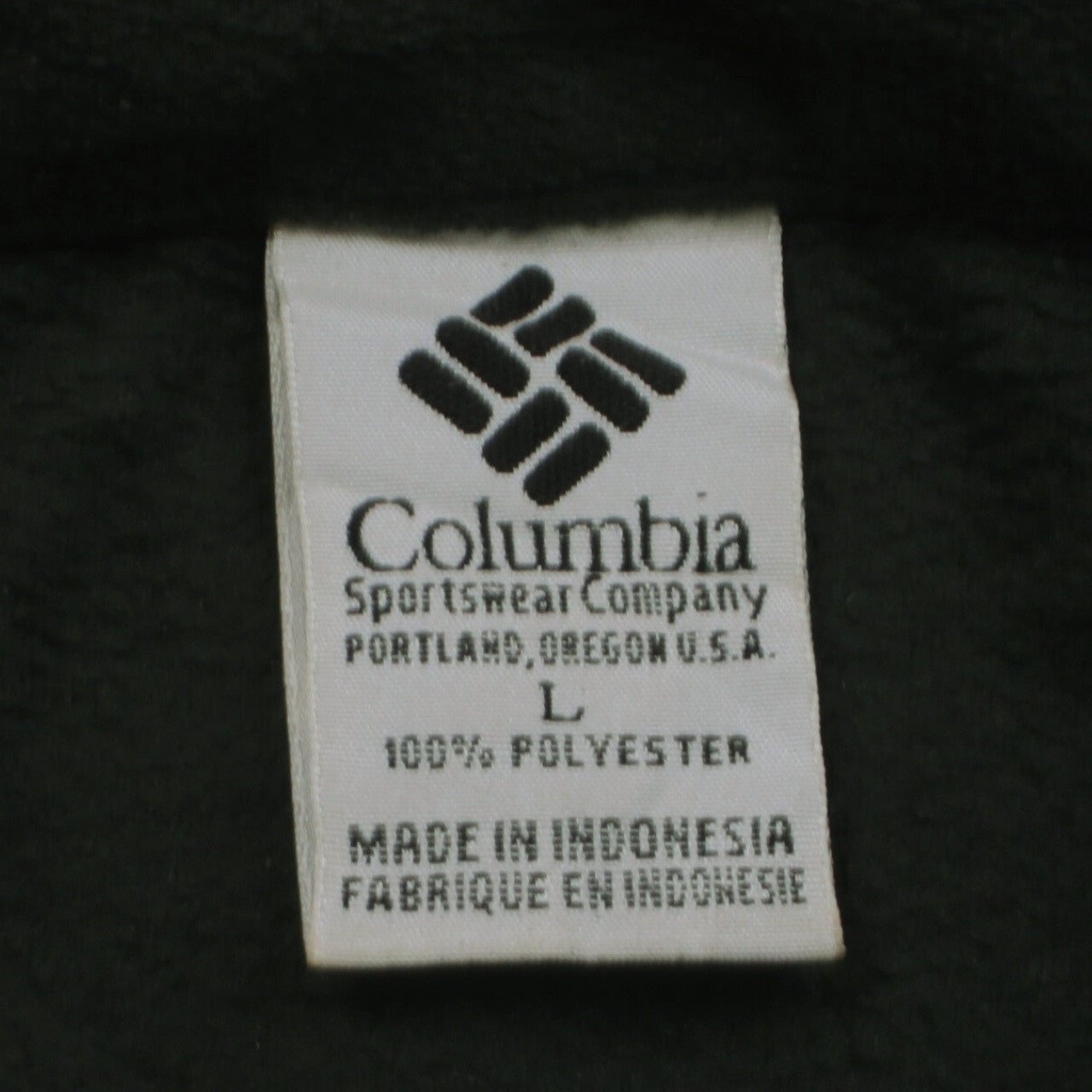 Columbia Men's Green Fleece Long Sleeve Button-Up Shirt L