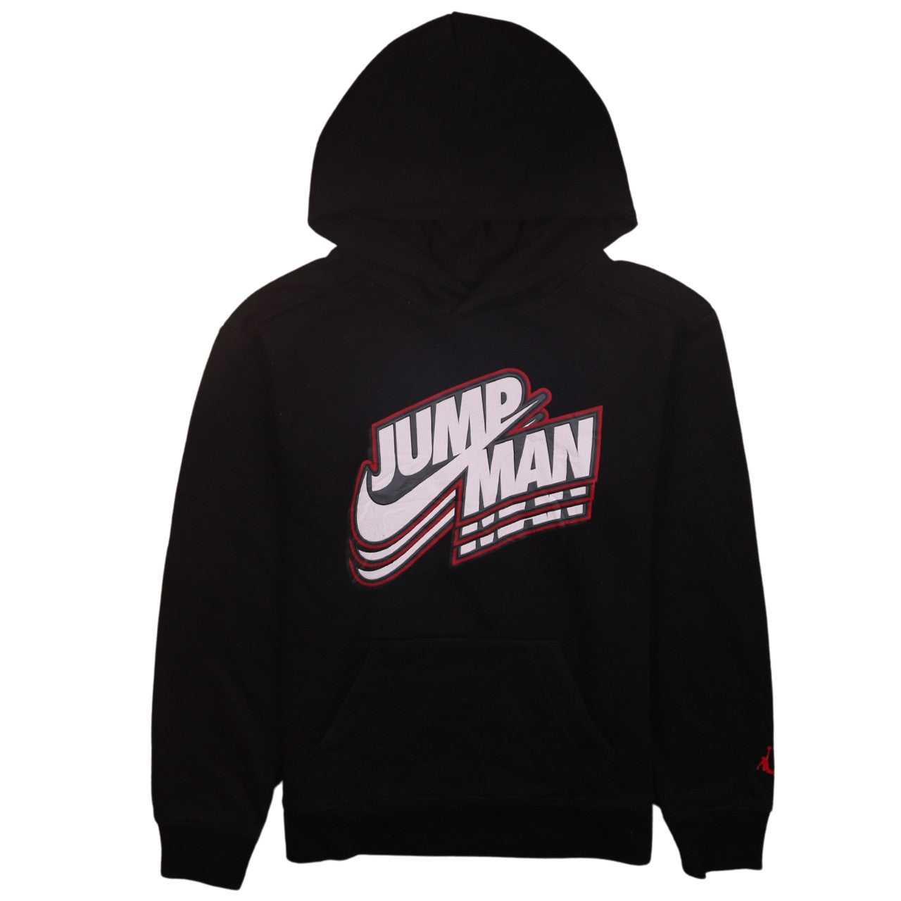 Jordan Boys Black Jumpman Pullover Hoodie 12-13 Years Fleece Sweatshirt
