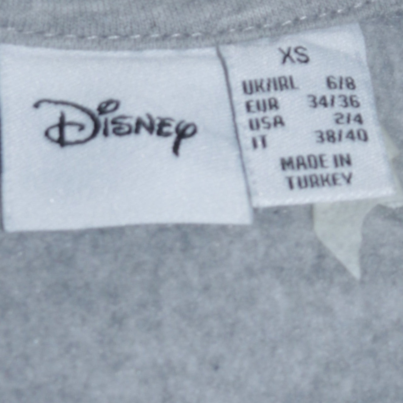 Disney Women Grey Mickey Mouse Pullover Sweatshirt XS