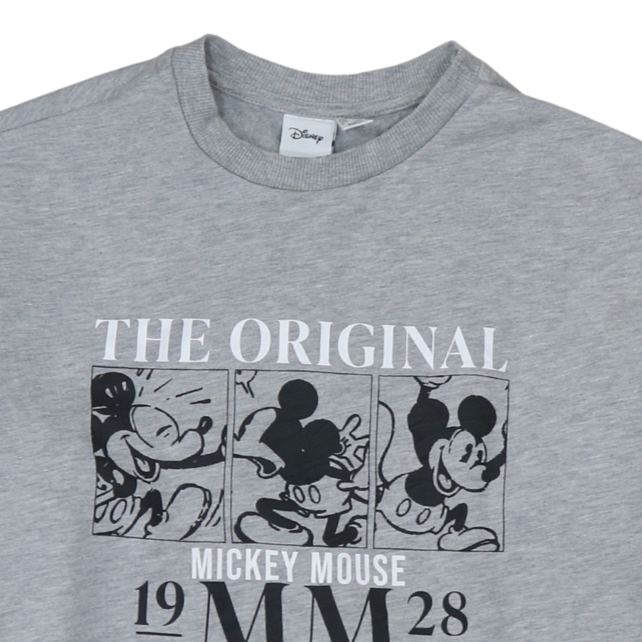 Disney Women Grey Mickey Mouse Pullover Sweatshirt XS