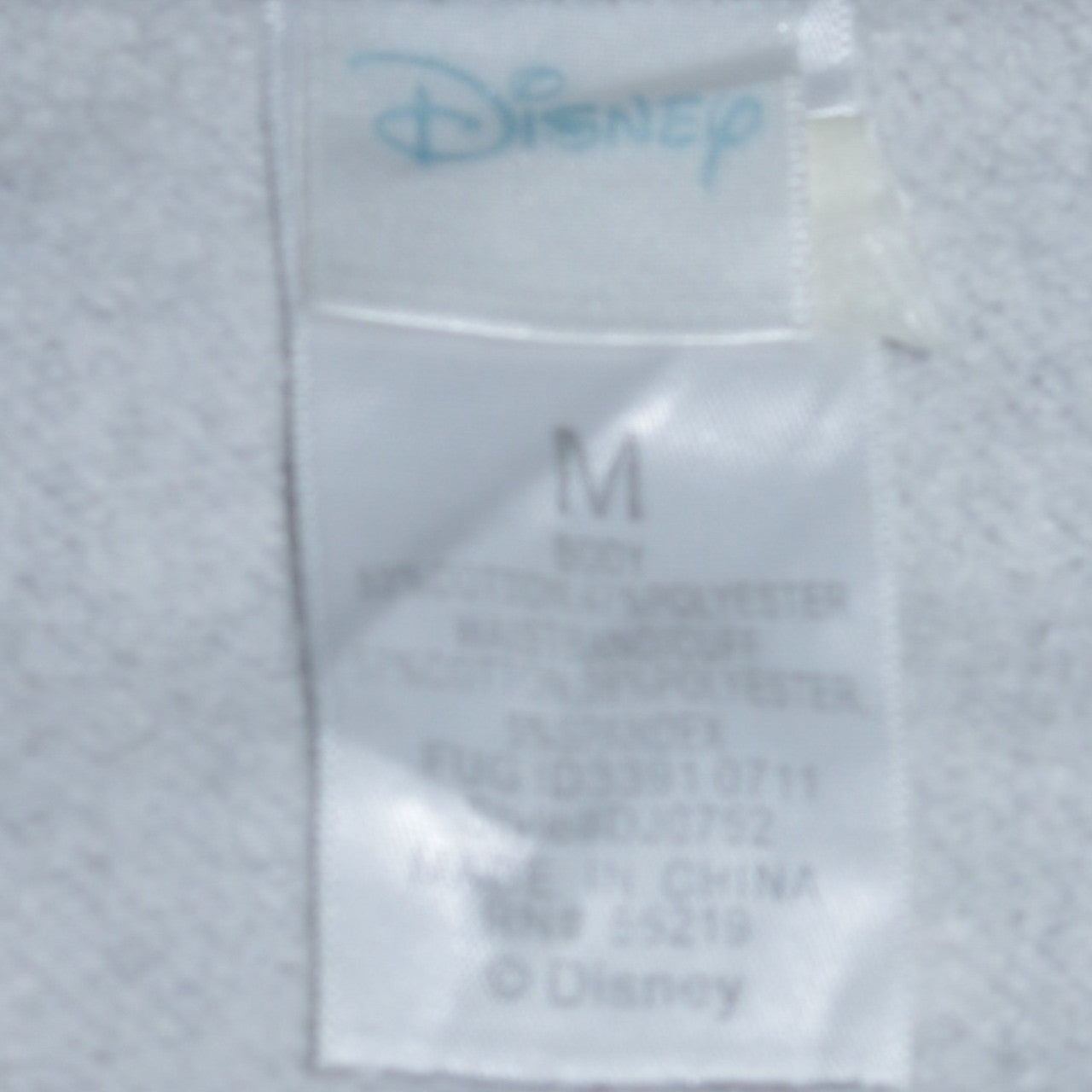 Disney Women's Grey Mickey & Friends Full Zip Hoodie Size M